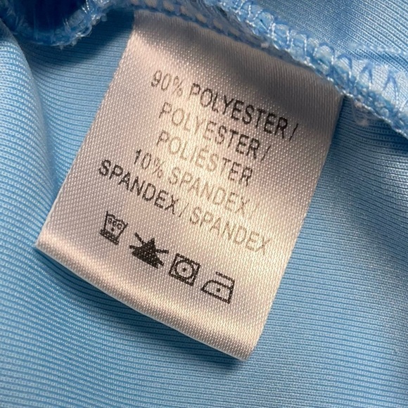 F&G Tech Sky Blue XXL Quarter Zip Stretch Pullover in EUC - Picture 6 of 8